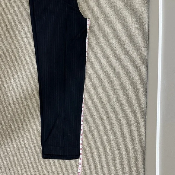 Classic Pinstripe Blazer in Charcoal